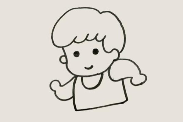 跑步的小人怎么画