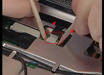 惠普笔记本dv2700 电源排线 怎么拆