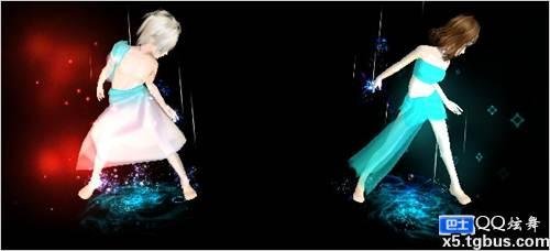 QQ炫舞海洋之心对戒佩戴效果