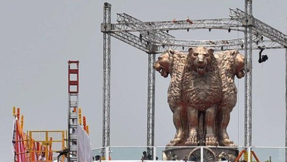 印度新议会大楼狮雕被批太凶猛，当地民众对此狮雕作何反响？