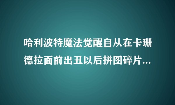 哈利波特魔法觉醒自从在卡珊德拉面前出丑以后拼图碎片位置一览