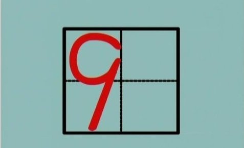 数字1到10在田字格上用什么样的格式写是正确的