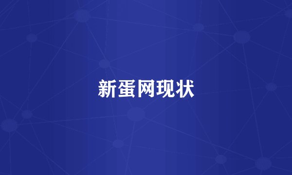 新蛋网现状