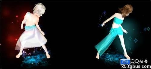 QQ炫舞海洋之心对戒佩戴效果