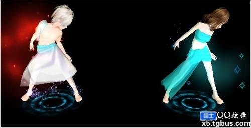 QQ炫舞海洋之心对戒佩戴效果