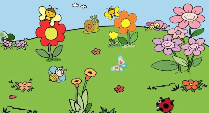 花园怎么画简单又漂亮