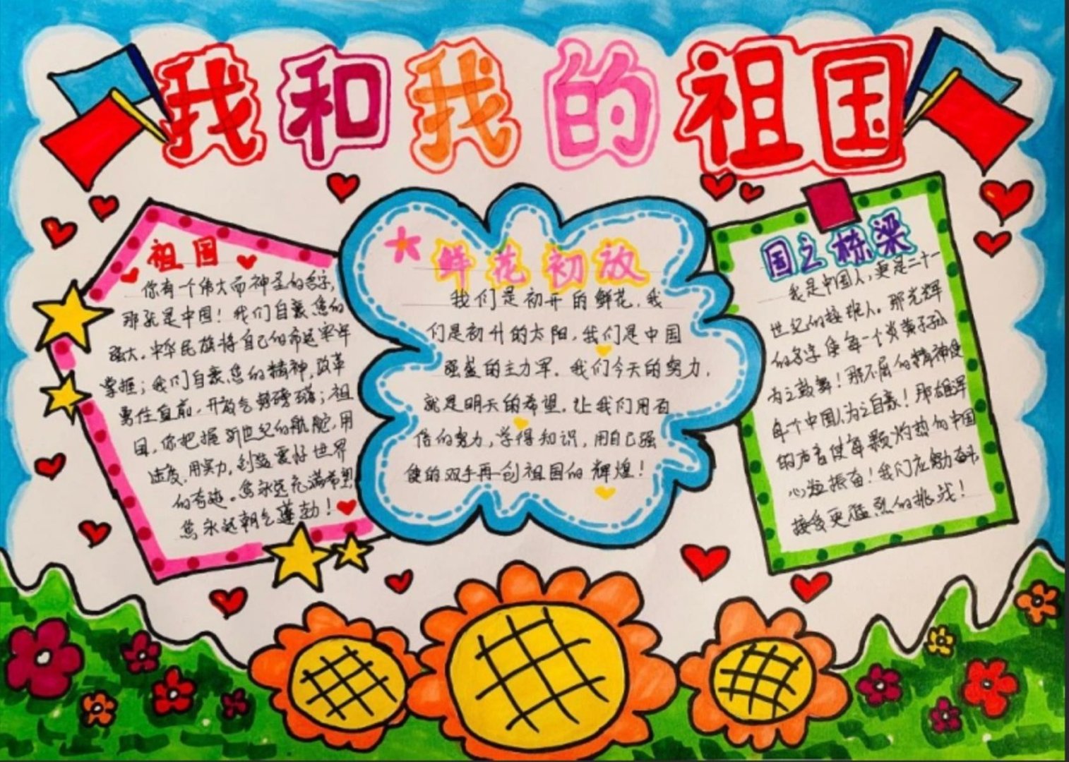 国庆节手抄报内容有哪些