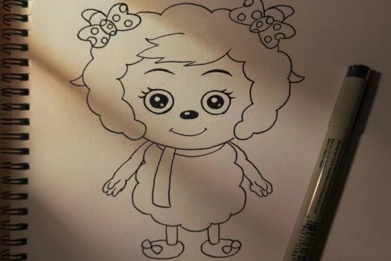 喜羊羊和美羊羊的画法