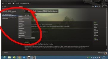 荣誉勋章2010正版怎么切换成中文？