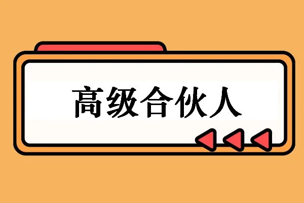 高级合伙人什么意思