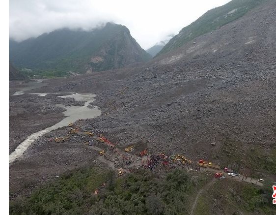 四川茂县灾区出现二次垮塌？