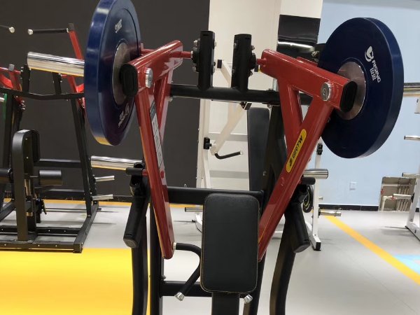 健身房老板健身时拉断器材