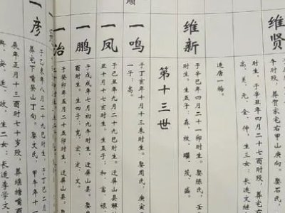 邓姓的辈分口诀是什么？