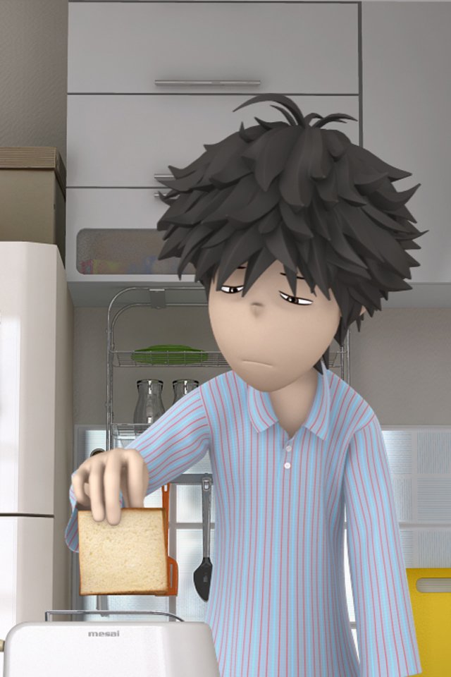 韩国动漫《闹钟》alarm手机壁纸 尺寸640*960