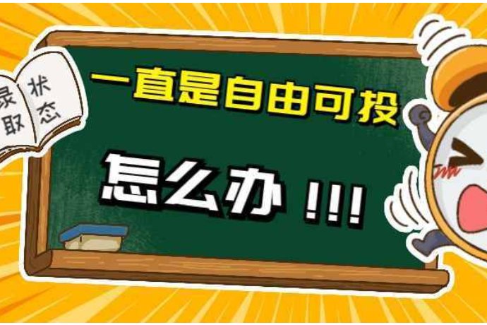 录取状态自由可投是啥意思