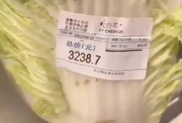 成都沃尔玛天价白菜系孩子恶搞：两个标签被重叠张贴！如何避免这样的误会？