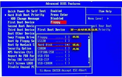 在bios里hard disk 是什么意思啊
