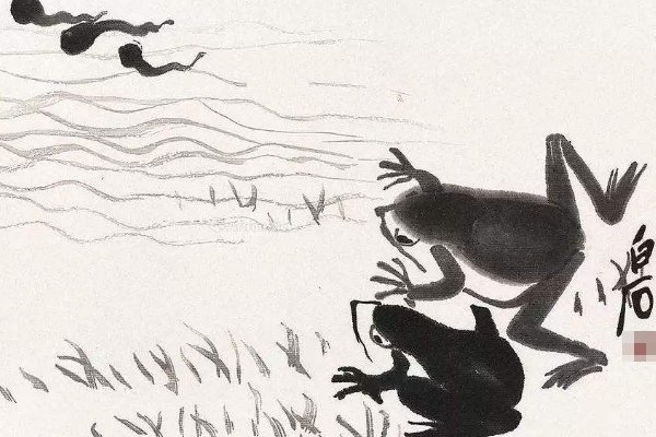 蛙声十里出山泉的意思