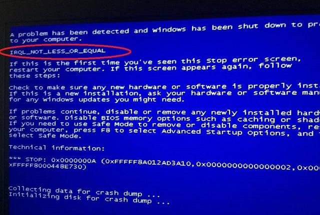 蓝屏代码0*0000007E，怎么解决