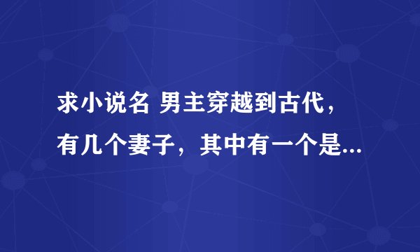 求小说名 男主穿越到古代，有几个妻子，其中有一个是男主奶奶买回来冲喜的