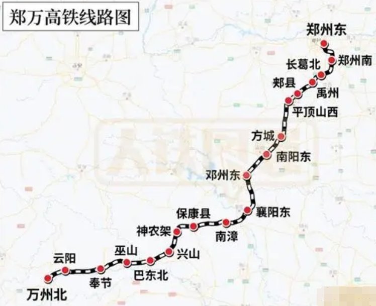 郑万高铁2022时刻表