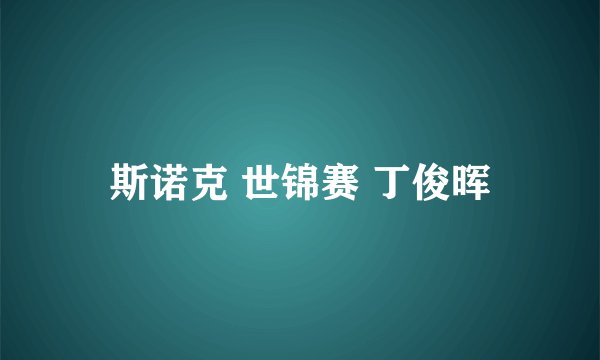 斯诺克 世锦赛 丁俊晖