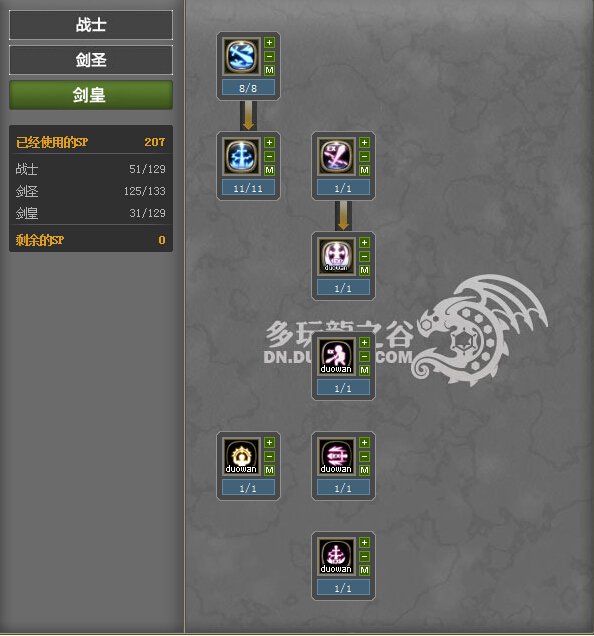 求龙之谷剑皇纯PK加点图要2015的