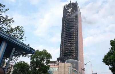 长沙电信大楼进入外立面维修阶段，经过大火燃烧后，还能使用吗？