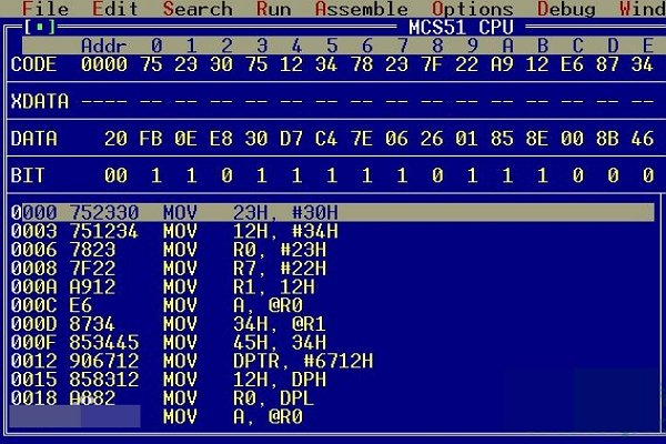 单片机汇编指令有哪些？