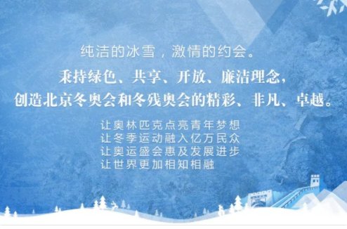 2022年北京冬奥会的主题是什么？