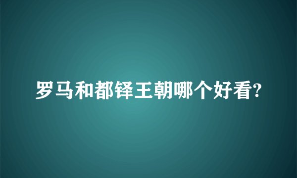 罗马和都铎王朝哪个好看?
