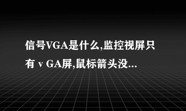 信号VGA是什么,监控视屏只有ⅴGA屏,鼠标箭头没有怎么办