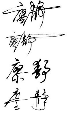 艺术签名怎么写好看