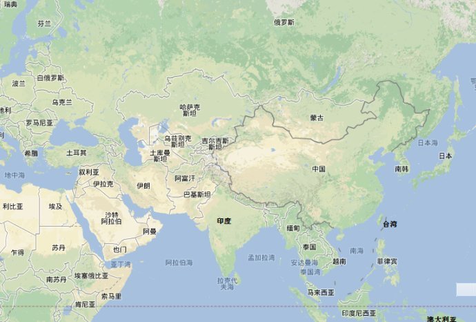 想知道: 中国 叙利亚在世界地图上的位置 在哪