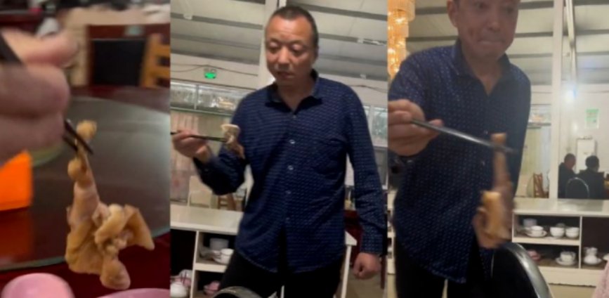 爸爸跨桌给女儿夹鸡腿，送完一只又一只，父爱究竟有多伟大？