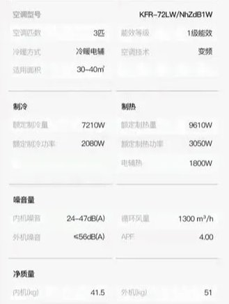 格力空调一小时耗电量是多少？