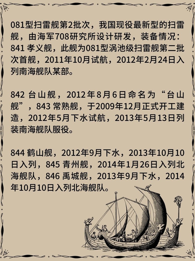 081型扫雷舰第2批次