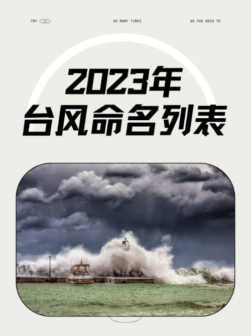 2023年台风命名列表