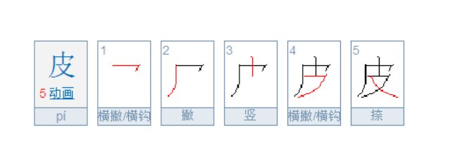 皮字查部首是什么