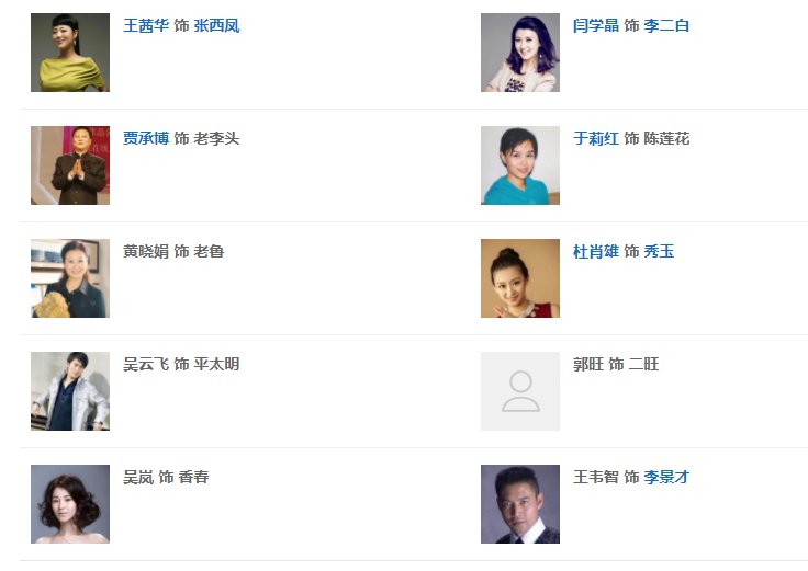 《女人的村庄》演员表有哪些？