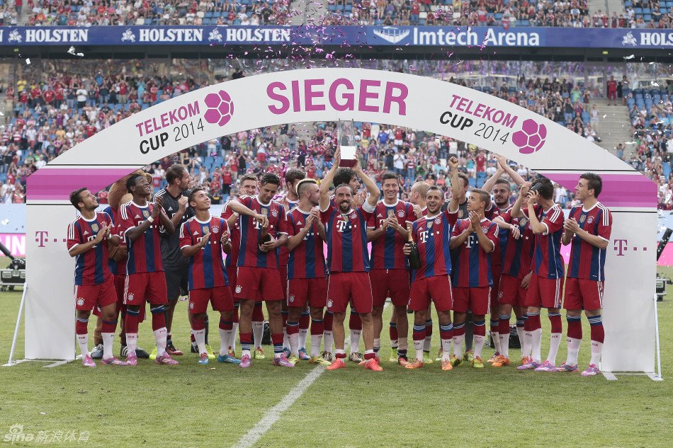 德国电信杯的历届电信杯参赛球队