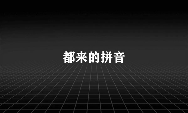 都来的拼音