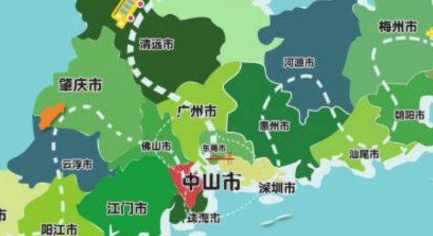 广东一二三四五线城市名单