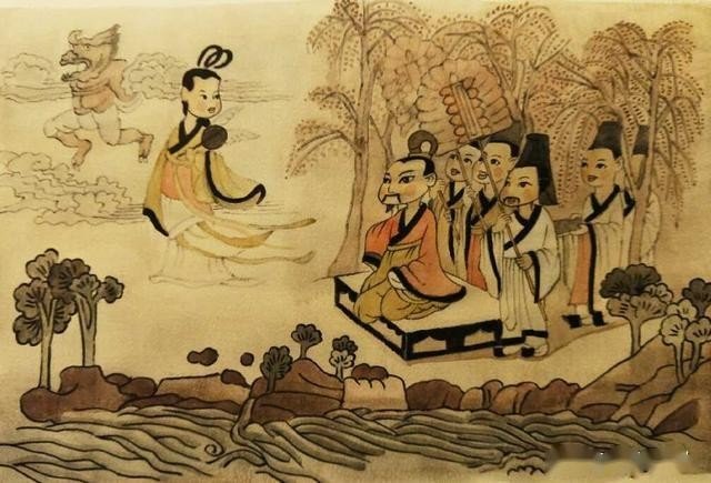 翻译:景公之时，雨雪三日而不霁。公被狐白之裘，坐堂侧陛。晏子入见，立有间，公曰：“怪哉！雨雪三日而