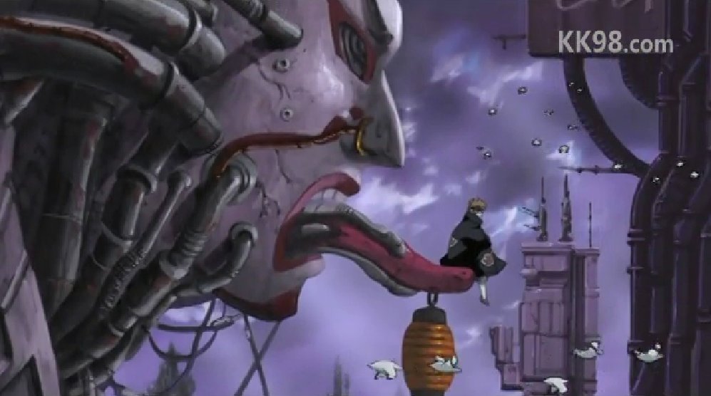 求火影弥彦被改成钢管侠后穿红云衣服的图片，带真实感的