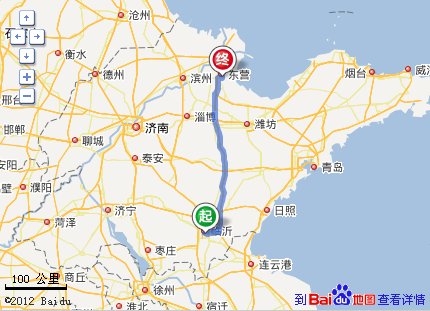 临沂通东营广岛导航地图