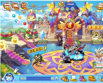 洛克王国地图里面的小游戏在哪里可找到，