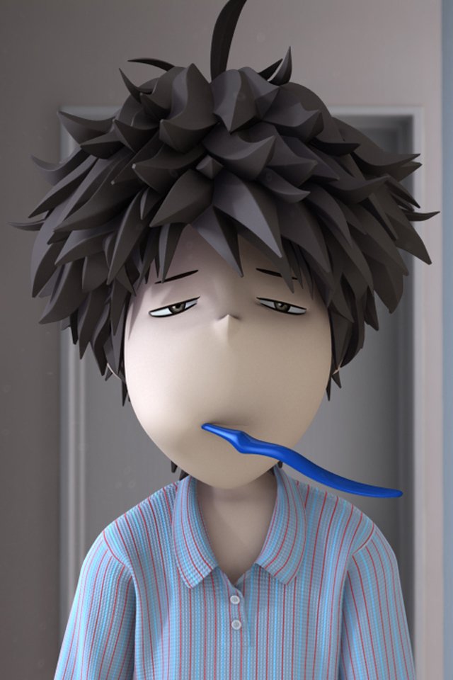 韩国动漫《闹钟》alarm手机壁纸 尺寸640*960