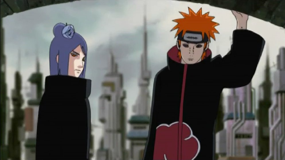 求火影弥彦被改成钢管侠后穿红云衣服的图片，带真实感的