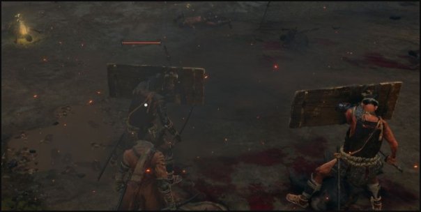 古惑狼1拿盾牌那个人怎么打